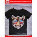 Black Fashion Printed Hot Wholesale Summer Children T Shirt